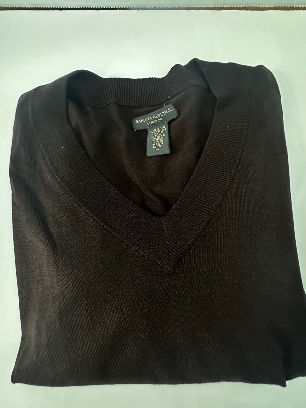 Banana Republic Women’s Brown V-Neck Sweater